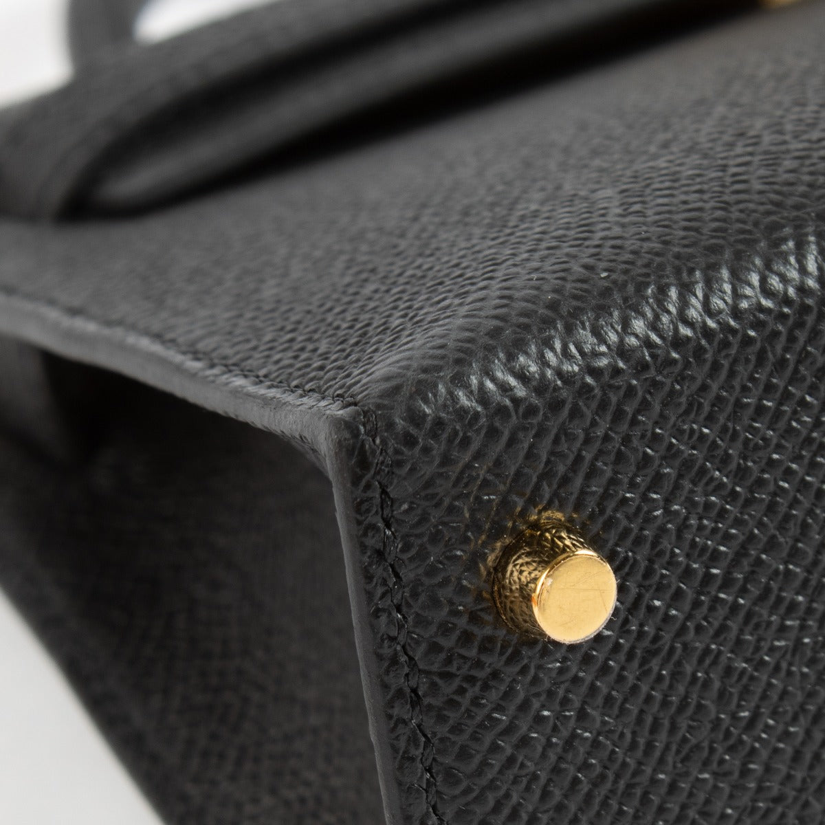 Hermès HSS Kelly Mini II Noir/Nata Epsom GHW
