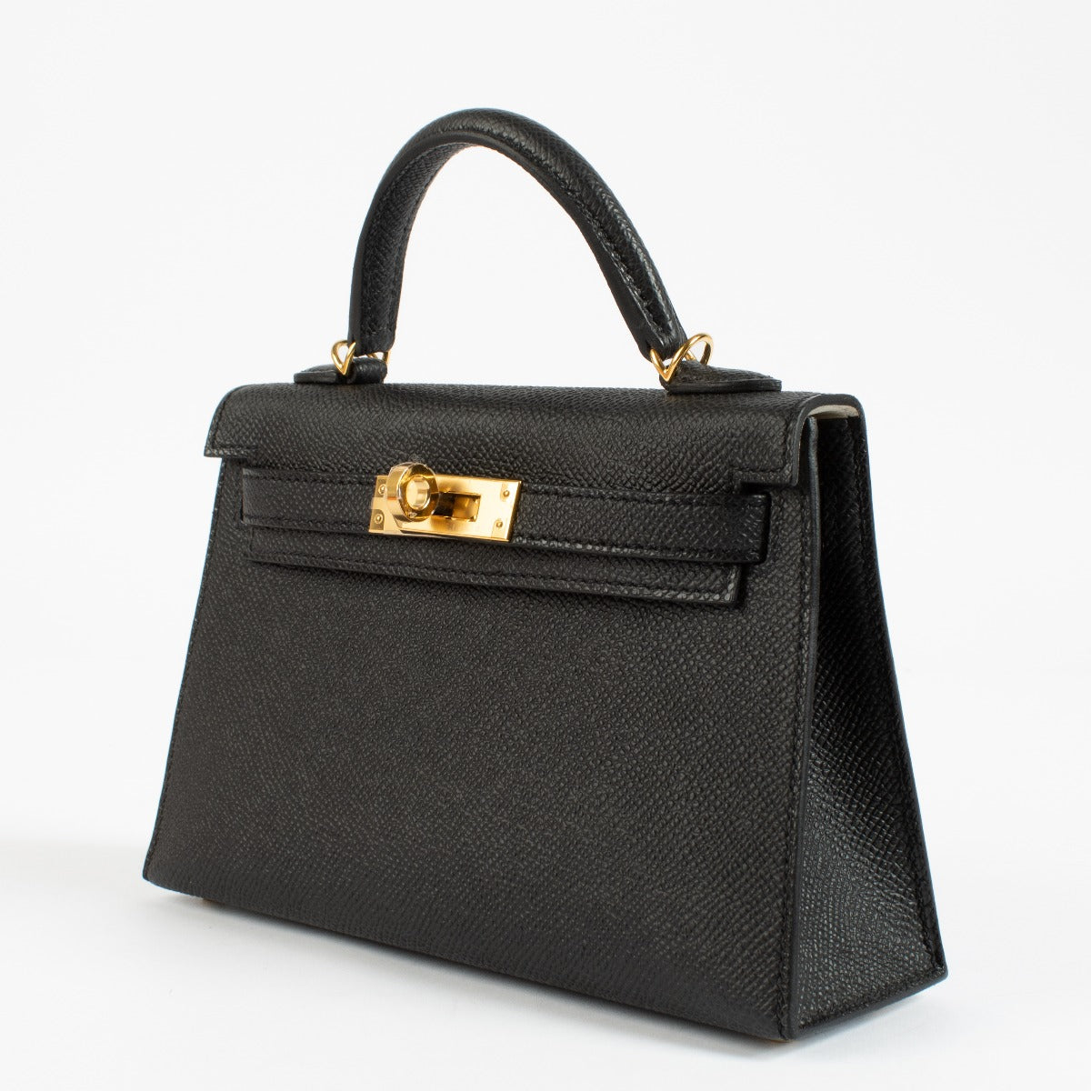 Hermès HSS Kelly Mini II Noir/Nata Epsom GHW