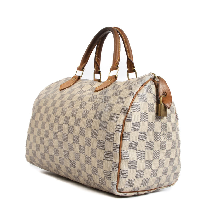 shop 100% authentic second hand Louis Vuitton Speedy 30 Damier Azur Canvas on Labellov.com