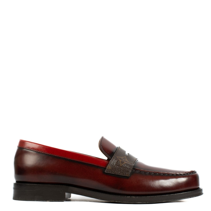 Authentic second hand Louis Vuitton Burgundy Sorbonne Loafers on Labellov.com