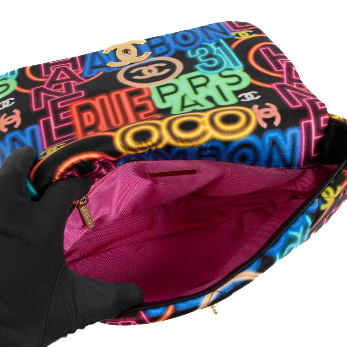 shop 100% authentic second hand Chanel 19 Large Graffiti Bag on Labellov.com