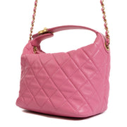 shop 100% authentic second hand Chanel Perfect Meeting Pink Small Hobo Bag on Labellov.com