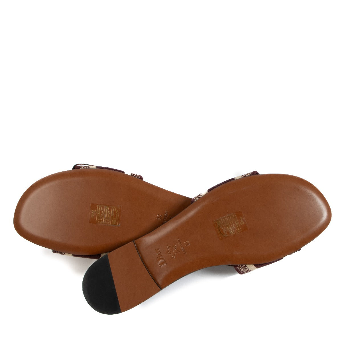 Christian Dior, Dway, embroidery, leather sandal, summer, Antwerp, Labellov, brand new, knokke