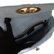 Shop 100% authentic second-hand Christian Dior Denim Macro Cannage Medium Caro Bag on Labellov.com