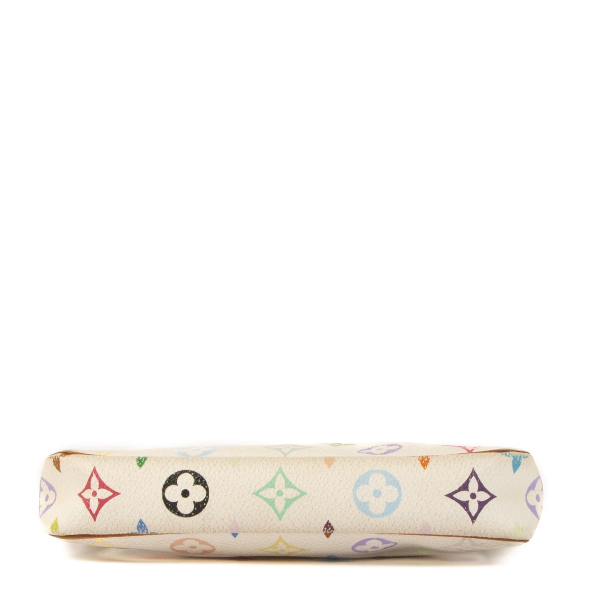 Shop safe online at Labellov in Antwerp, Brussels and Knokke this 100% authentic second hand Louis Vuitton x Takashi White Murakami Pochette Accessoires