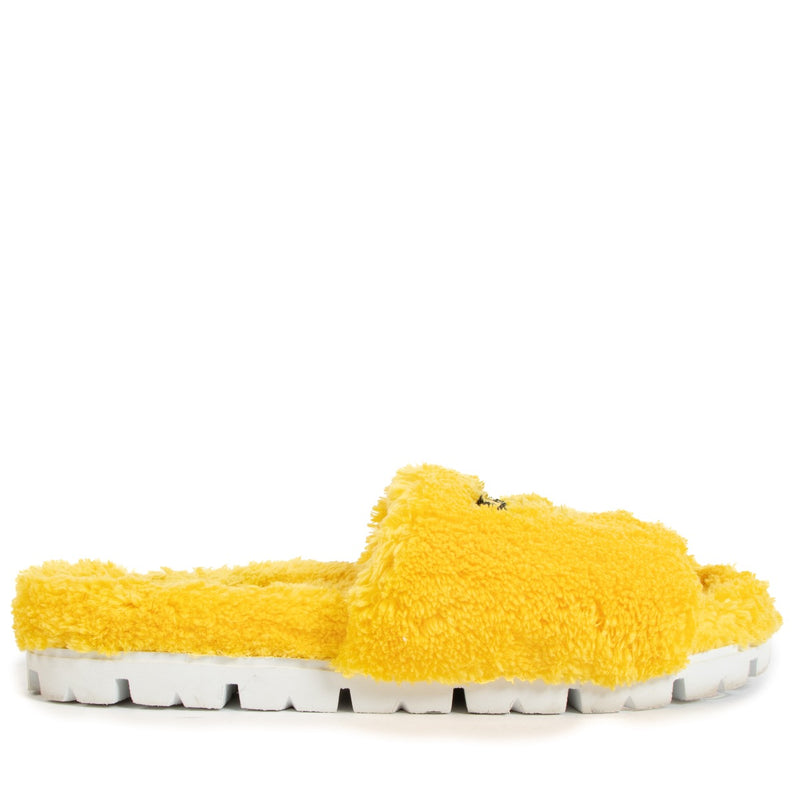 shop 100% authentic second hand Prada Yellow Terry Slides - Size 38 on Labellov.com