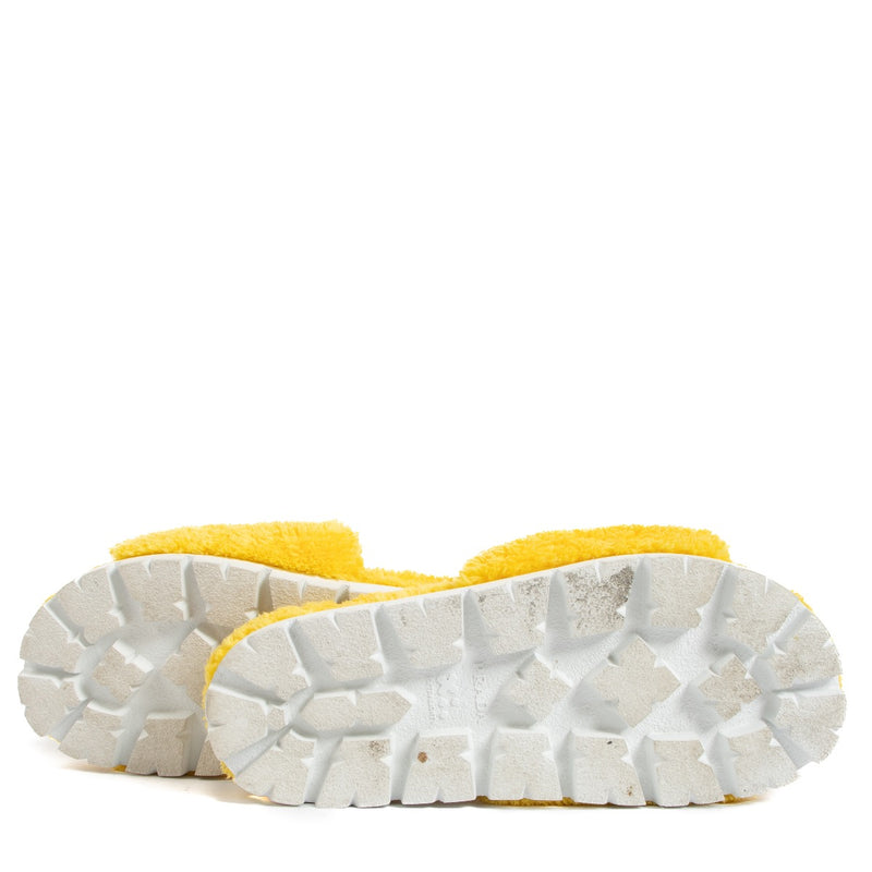 shop 100% authentic second hand Prada Yellow Terry Slides - Size 38 on Labellov.com