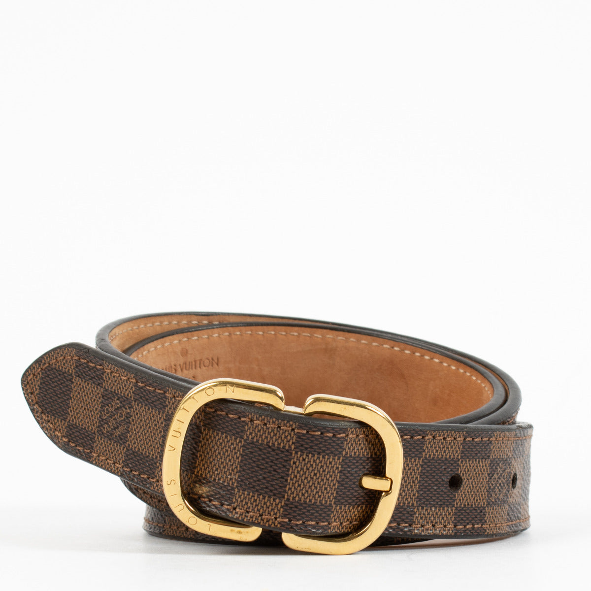 Louis Vuitton Damier Ebene Belt - size 80