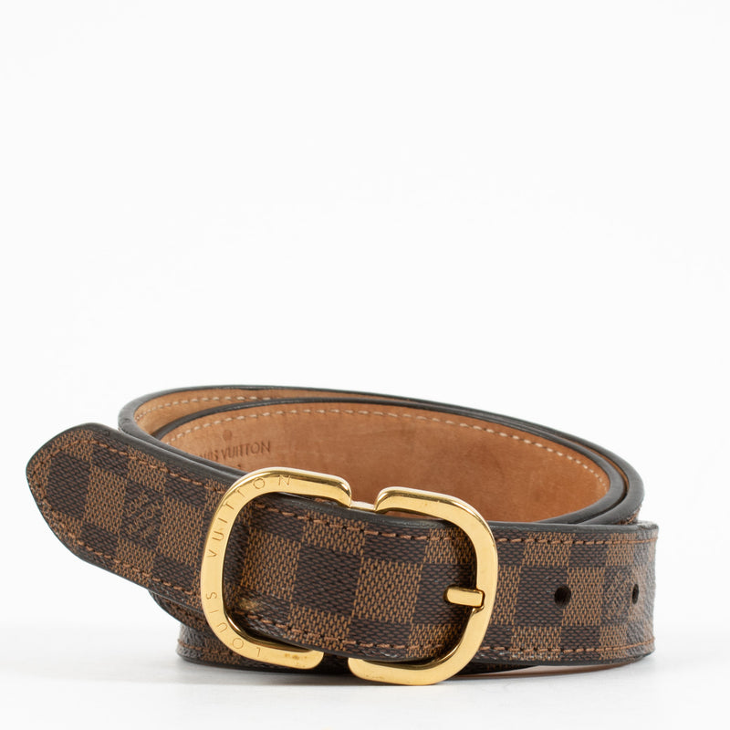 Louis Vuitton Damier Ebene Belt - size 80