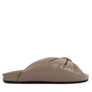 Balenciaga Taupe Puffy Slides