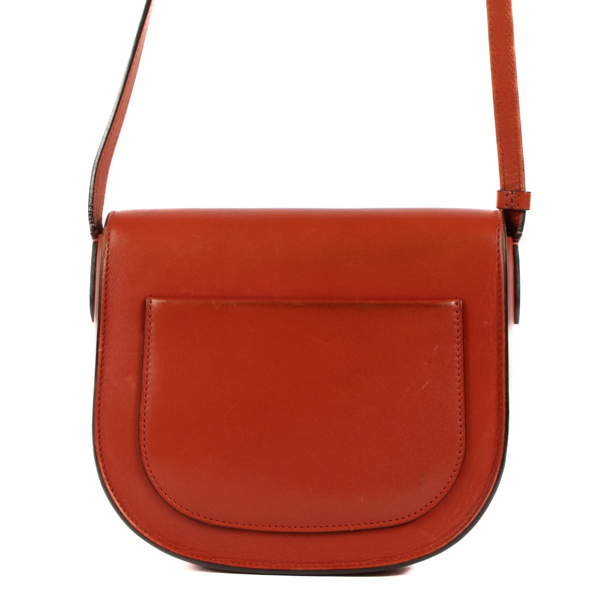 Shop authentic second hand Celine Red Calfskin Trotteur Small Crossbody on Labellov.com