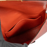 Shop authentic second hand Celine Red Calfskin Trotteur Small Crossbody on Labellov.com