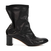 Shop 100% authentic second-hand Chanel Black Leather Boots - Size 39 on Labellov.com