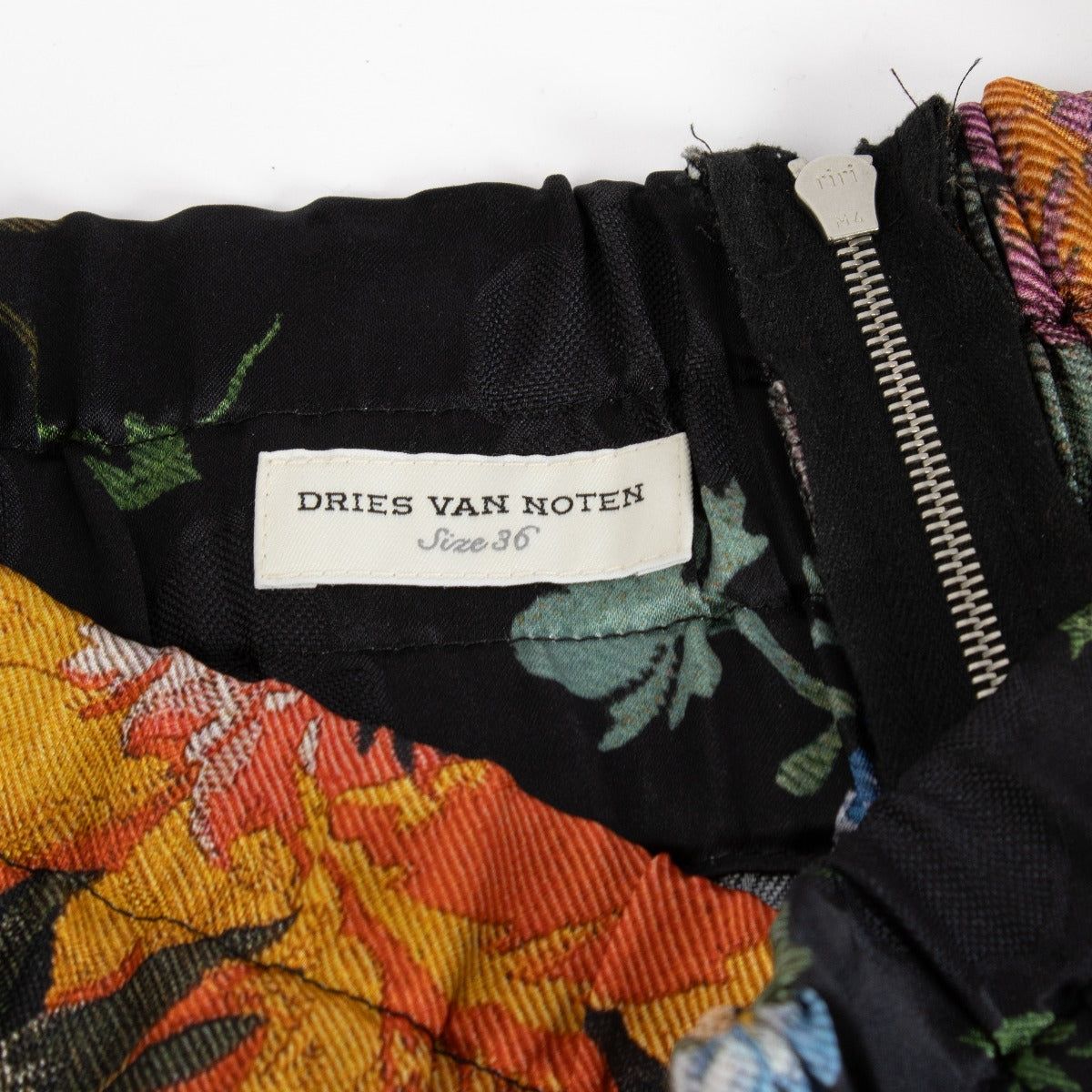 Dries Van Noten Gebloemde Rok - Maat 36