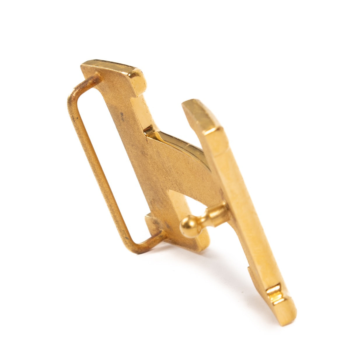shop 100% authentic second hand Hermès Gold H Belt Buckle on Labellov.com