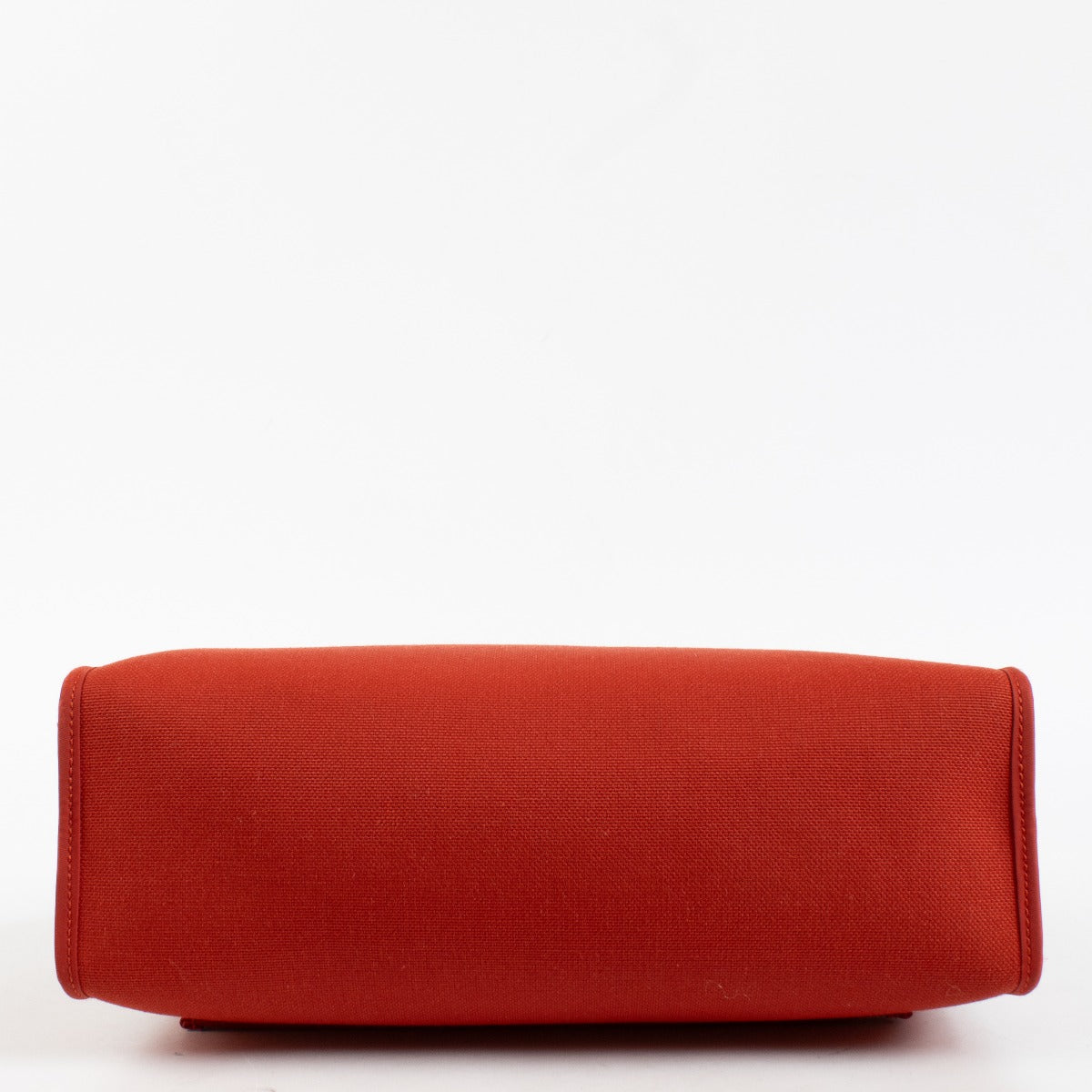 Hermès Herbag Zip 31 Rouge Tomate/Naturel Toile Militaire/Hunter Accastillage Palladié