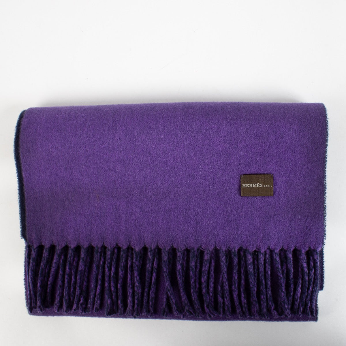 Hermes Purple Scarf