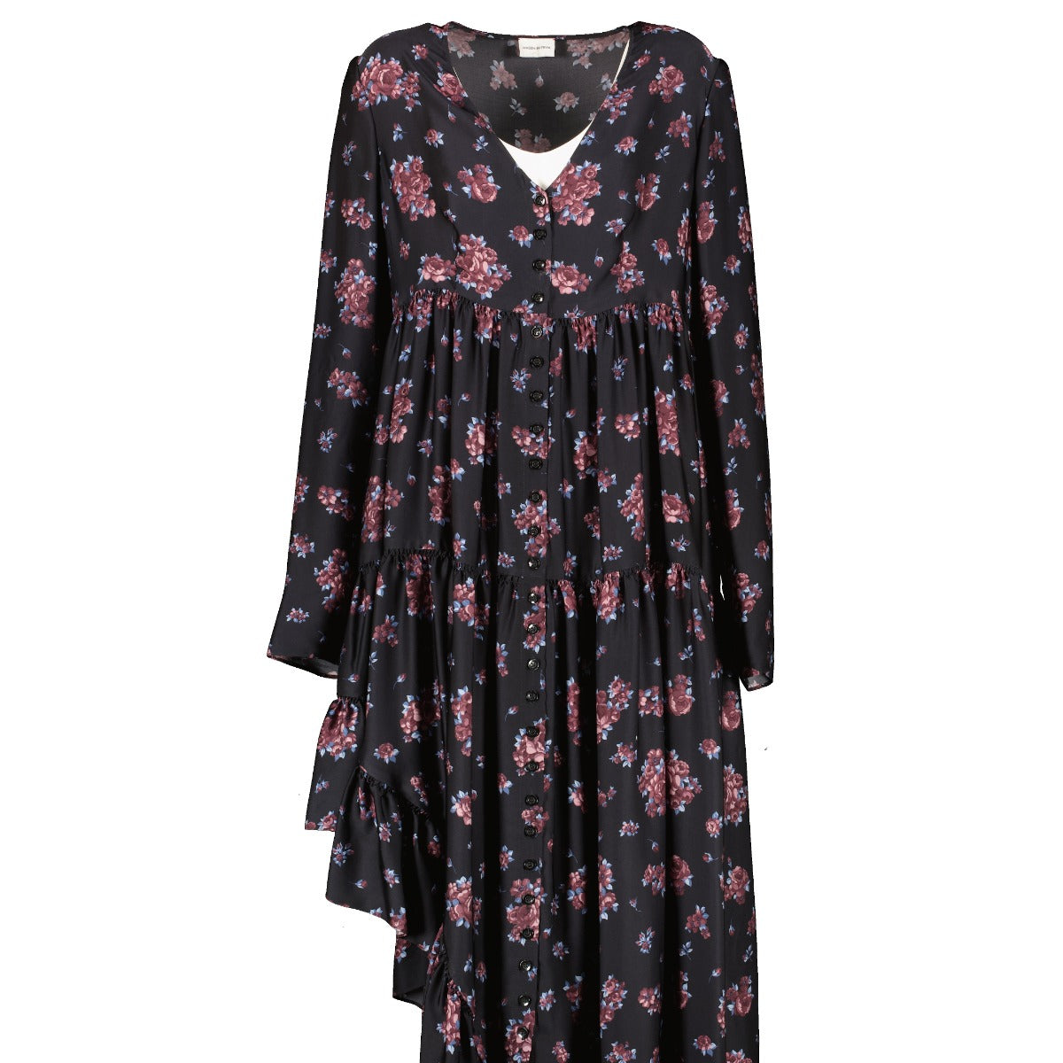 Shop 100% authentic secondhand Magda Butrym Blue Floral Dress - Size FR 38 on Labellov.com