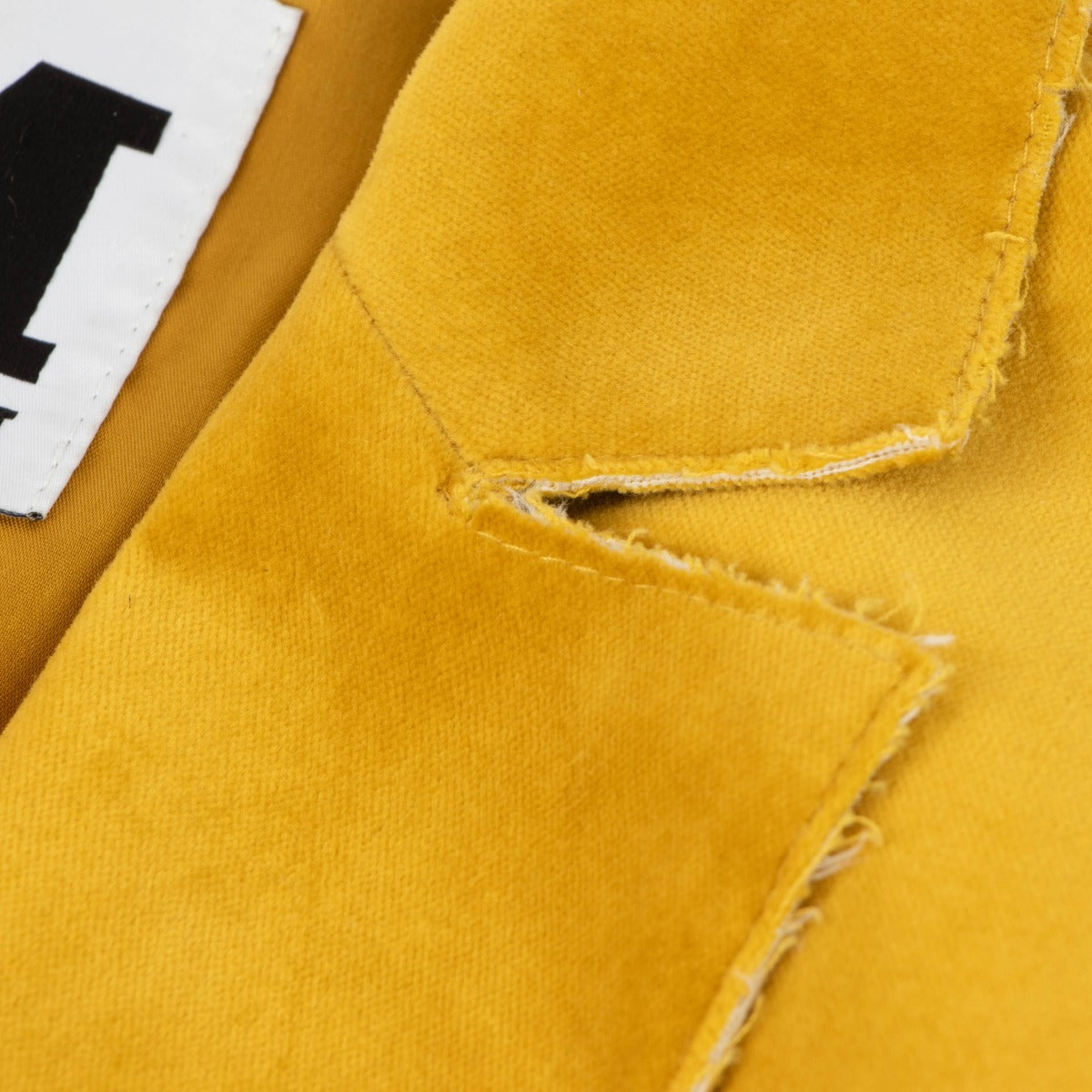 M Missoni Mustard Velvet Blazer Jacket