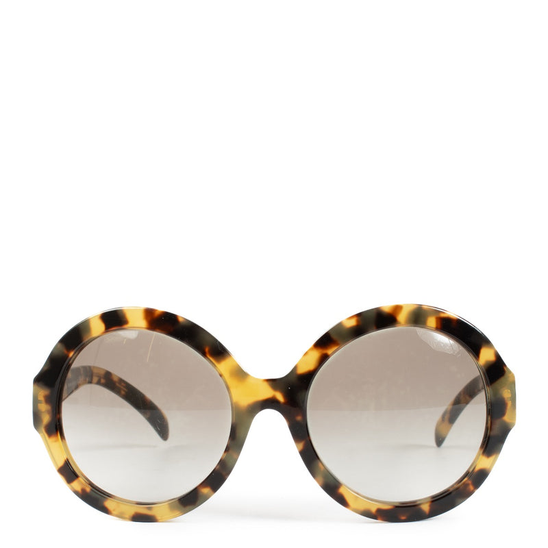 Prada SPR06R Tortoise Round Sunglasses