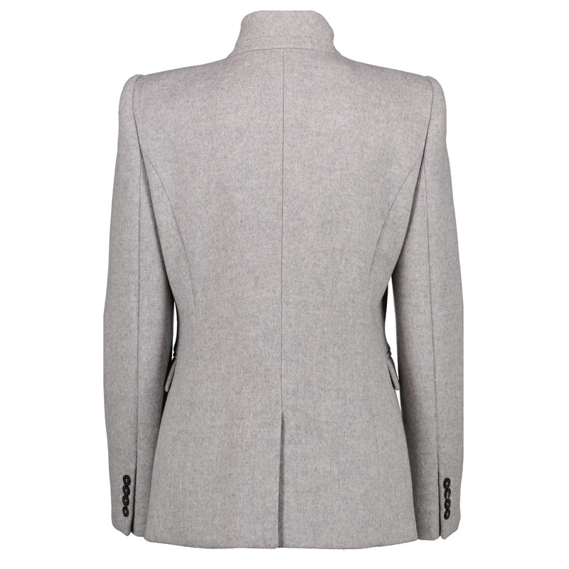 Alexander McQueen Grey Wool Jacket