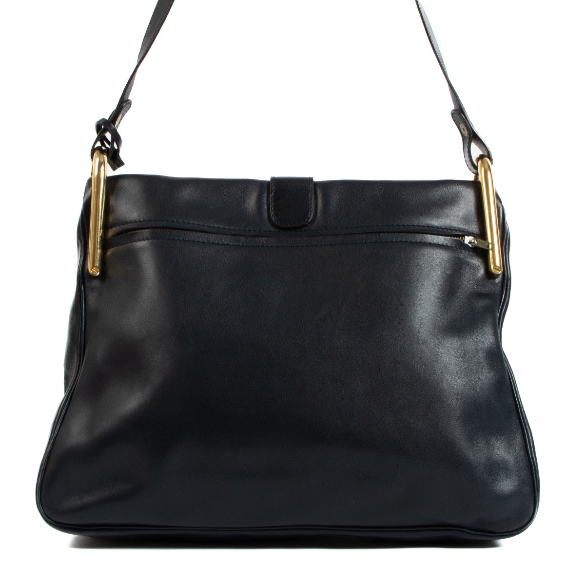 shop 100% authentic second hand Delvaux Blue Givry Vintage Crossbody Bag on Labellov.com