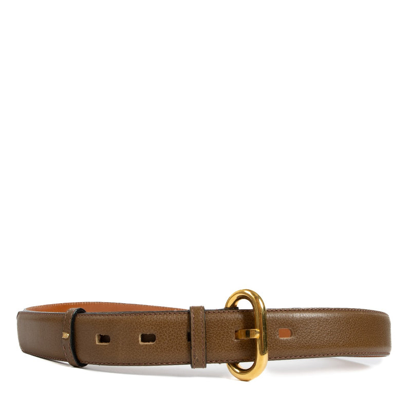 Delvaux, Leather, Belt, Buckle, Gold, Preloved, Labellov, Antwerp, Knokke,