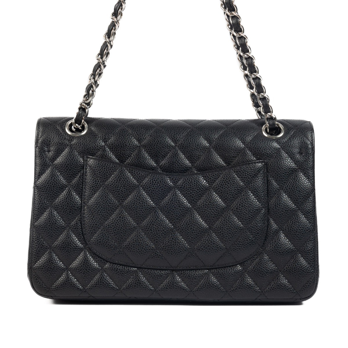 Shop 100% authentic second-hand Chanel Black Medium Caviar Classic Flap Bag on Labellov.com