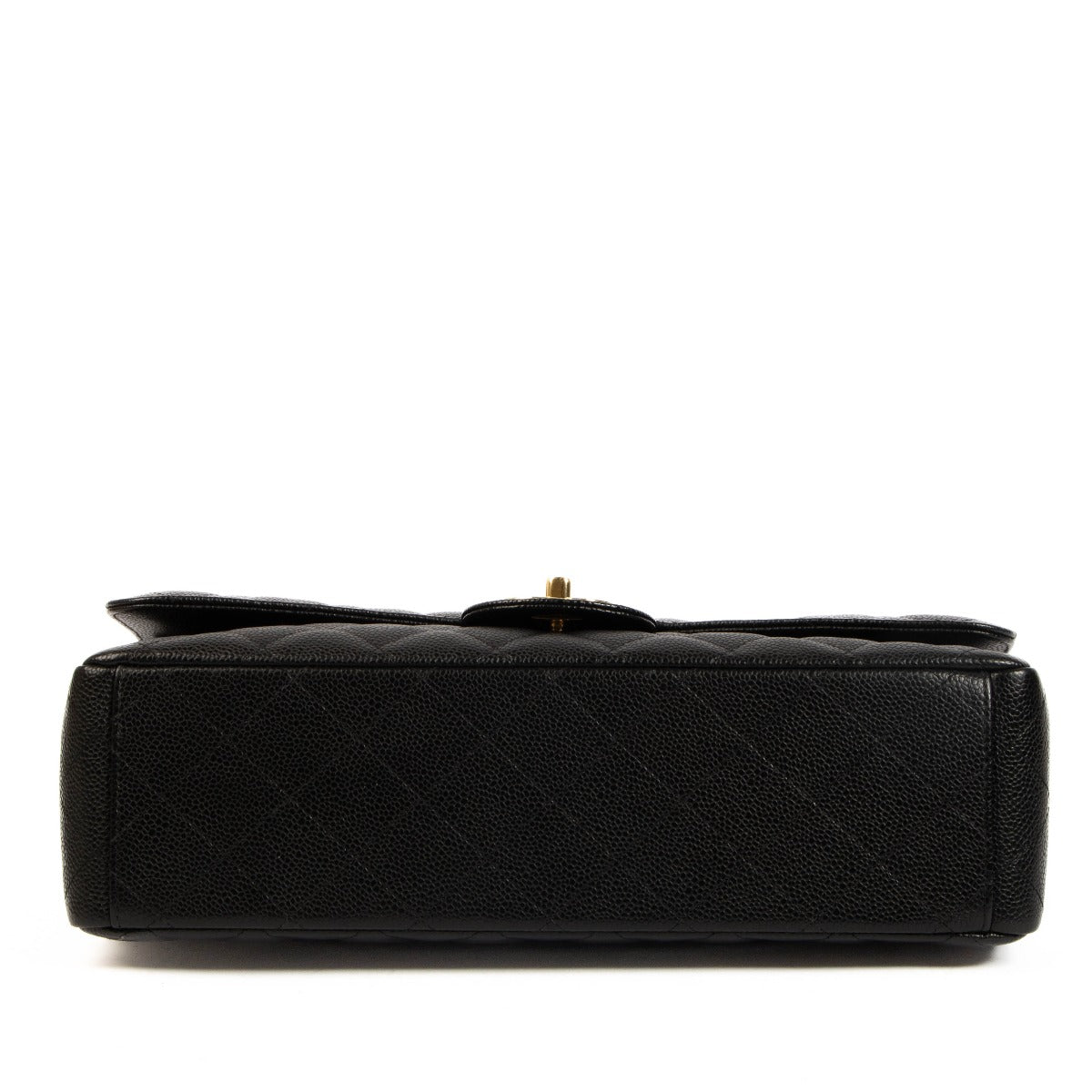 Chanel Black Caviar Leather Maxi Classic Bag