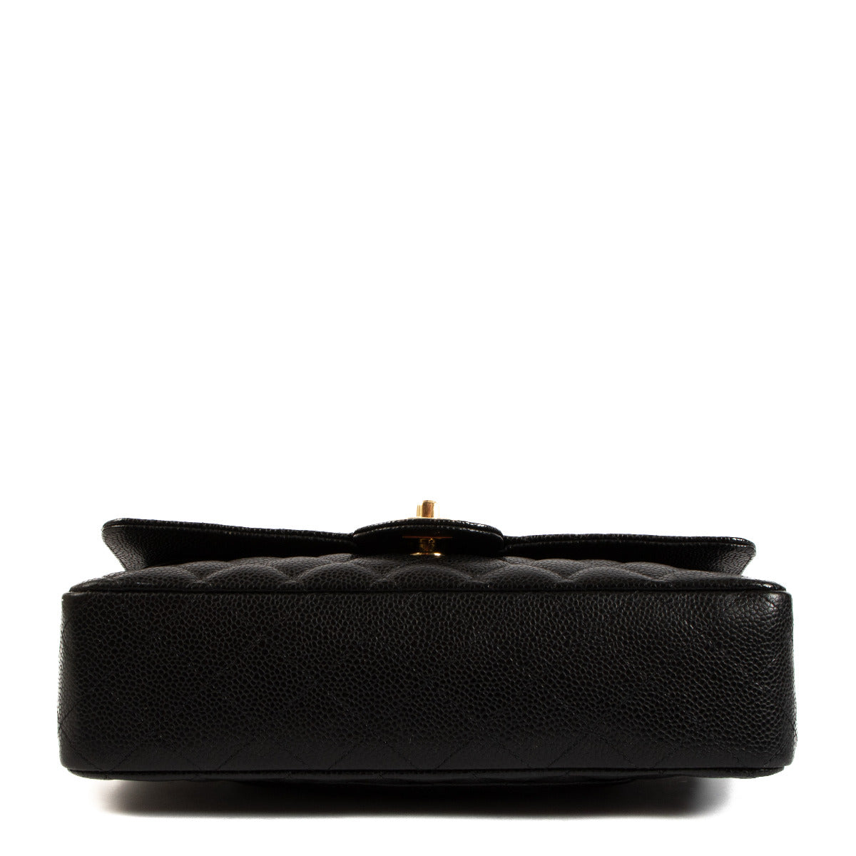 Chanel Black Caviar Leather Medium Classic Flap Bag