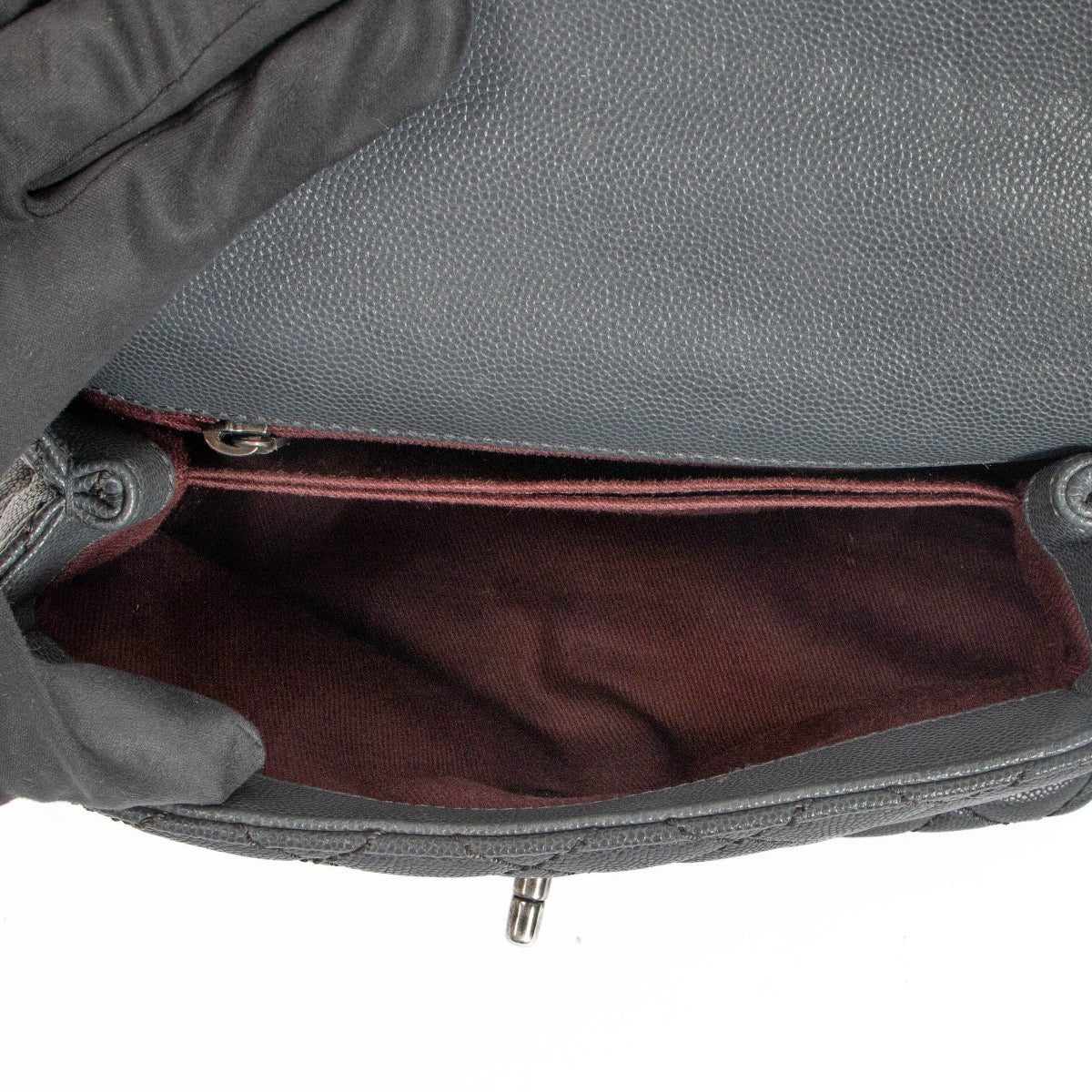 shop 100% authentic second hand Chanel Grey Small Coco Top Handle Bag on Labellov.com