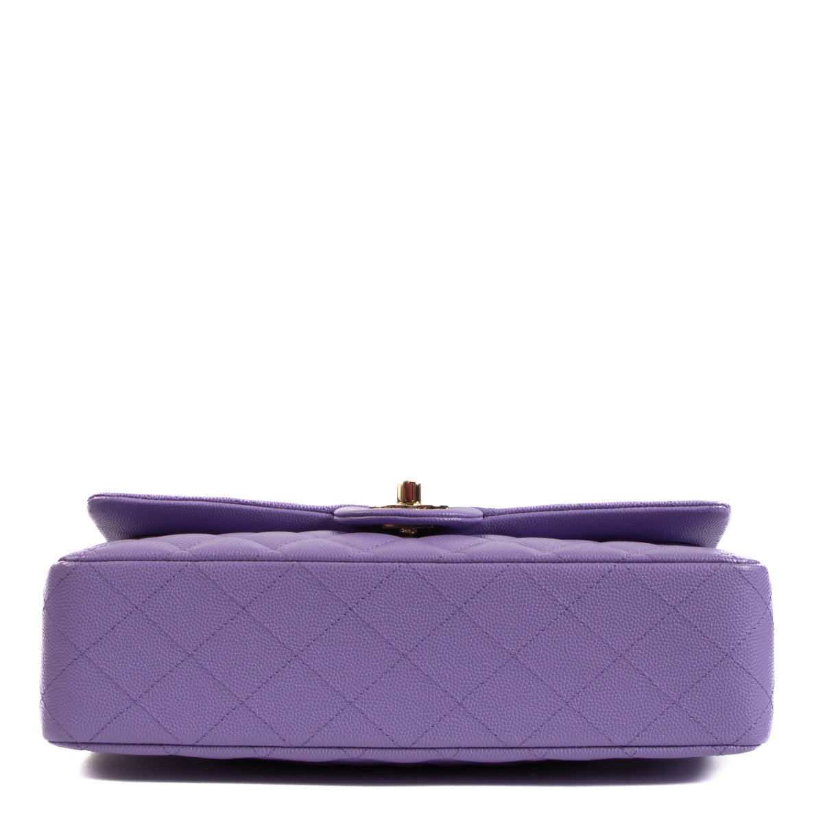 Chanel Purple Caviar Medium Classic Flap Bag
