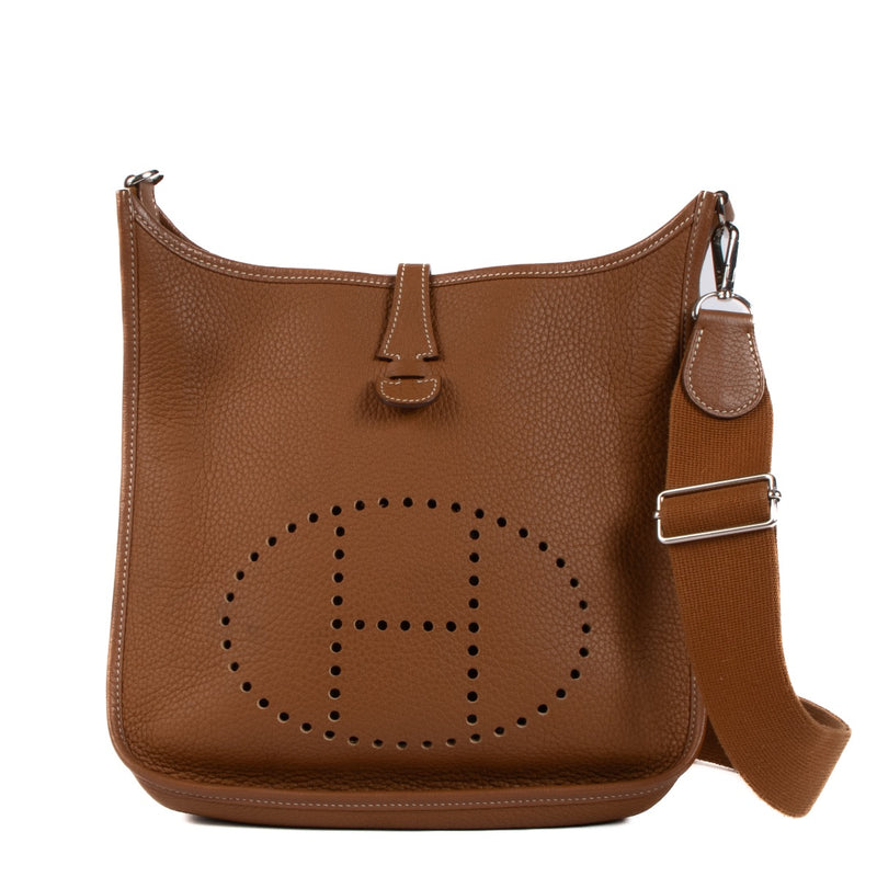 Shop 100% authentic second-hand Hermès Evelyne III 29 Gold Taurillon Clemence PHW on Labellov.com