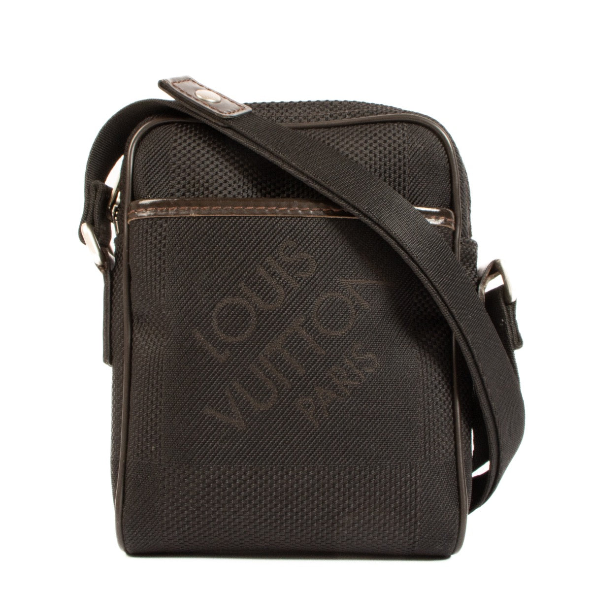 Buy real authentic Louis Vuitton Black Damier Geant Citadin Mini Messenger Bag safe online at Labellov.com