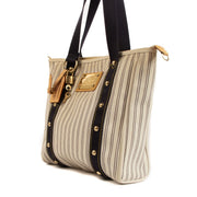 Louis Vuitton Antigua Cabas MM Striped Canvas Tote Bag