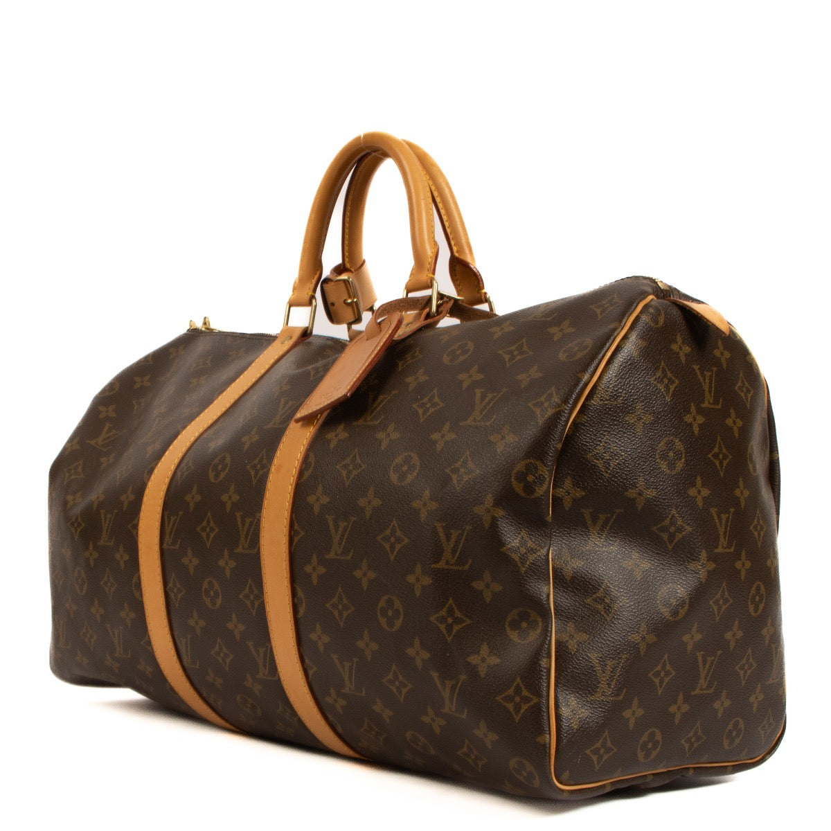 Buy real authentic Louis Vuitton Monogram Keepall 50 Travel Bag safe online at Labellov.com