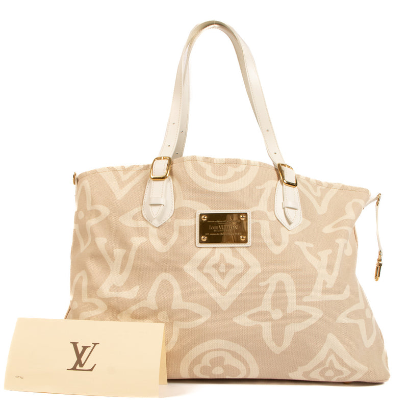 Louis Vuitton Beige Tahitienne GM Sable Schoudertas