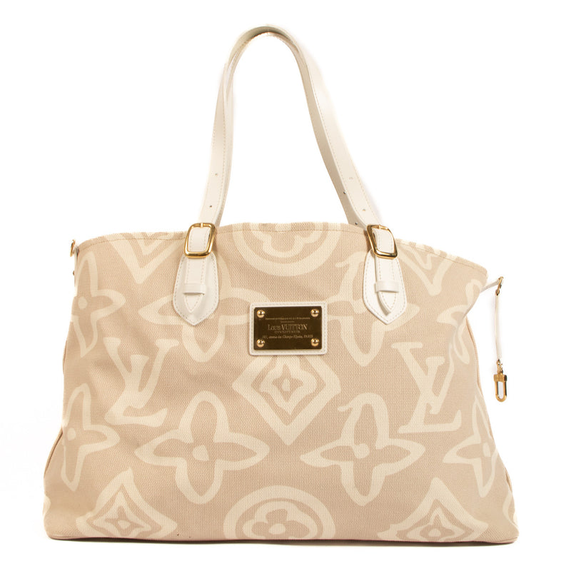 Louis Vuitton Beige Tahitienne GM Sable Schoudertas
