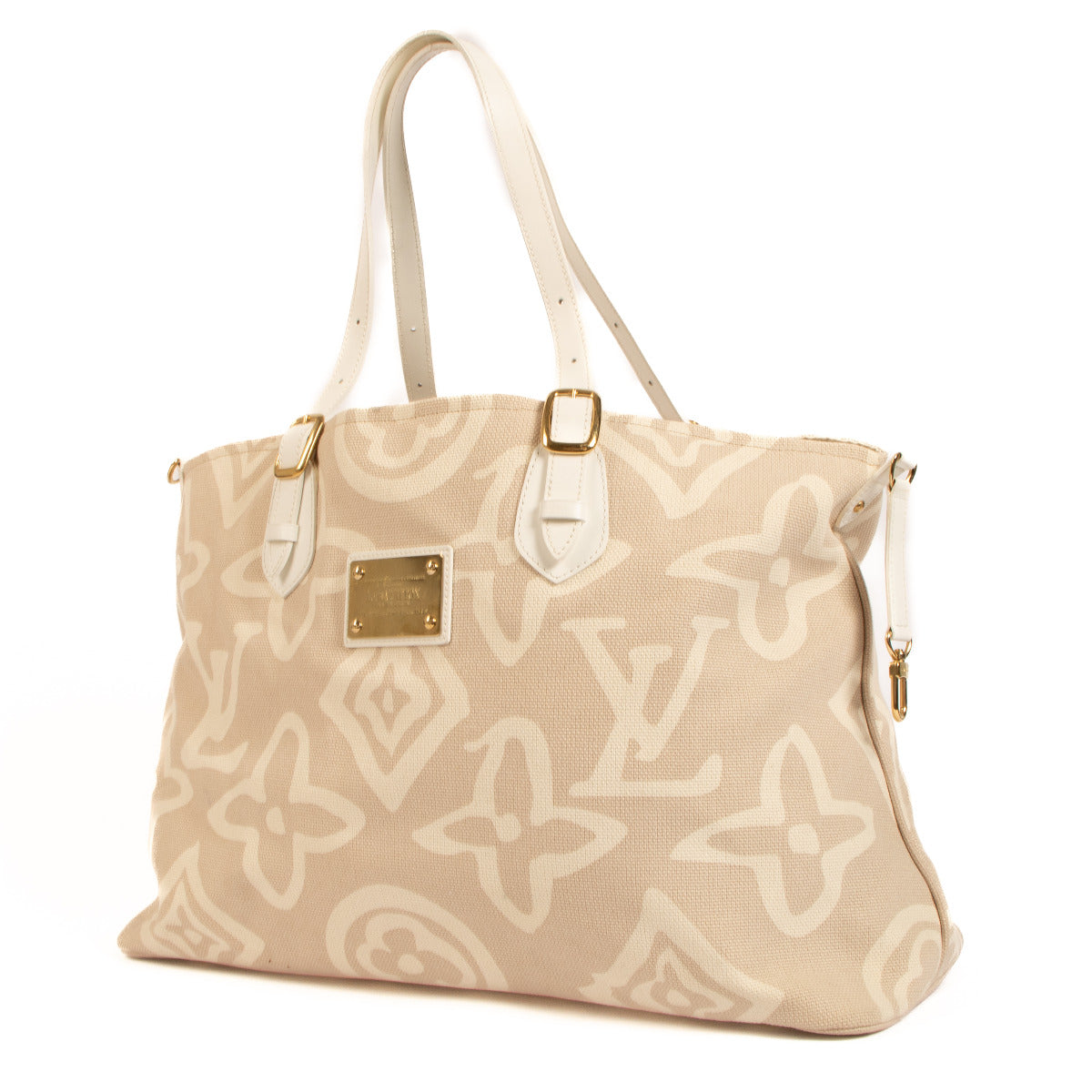 Louis Vuitton Sable Canvas Tahitienne Cabas GM Bag