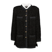Chanel 17A Tweed Mock Shirt Jacket
