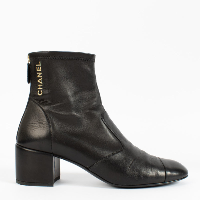 Shop 100% authentic second hand Chanel Black Boots on Labellov.com