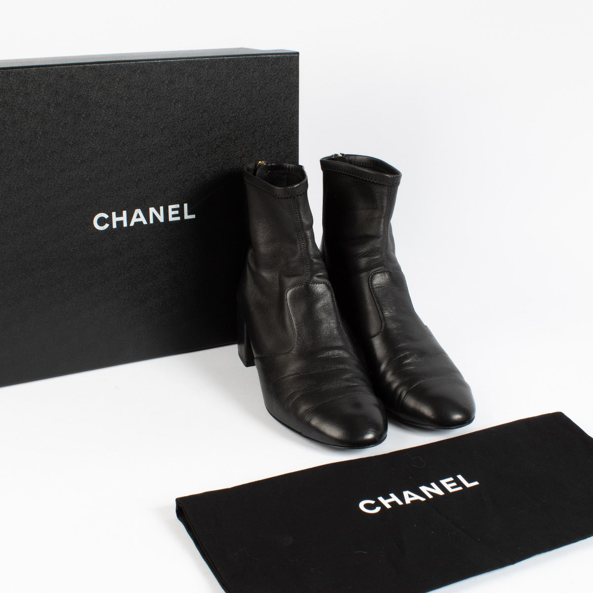 Shop 100% authentic second hand Chanel Black Boots on Labellov.com