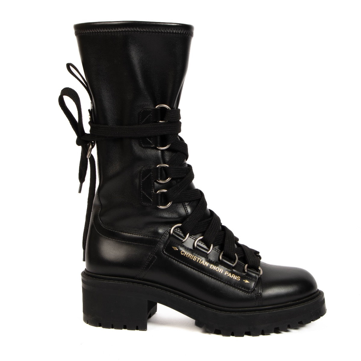 Christian Dior Black D-fight Boots, Christian Dior D-fight Boots, Christian Dior D-fight, Christian Dior Boots, Black boots, Christian Dior black boots, Labellov, Preloved, Antwerp, Brussels, Knokke