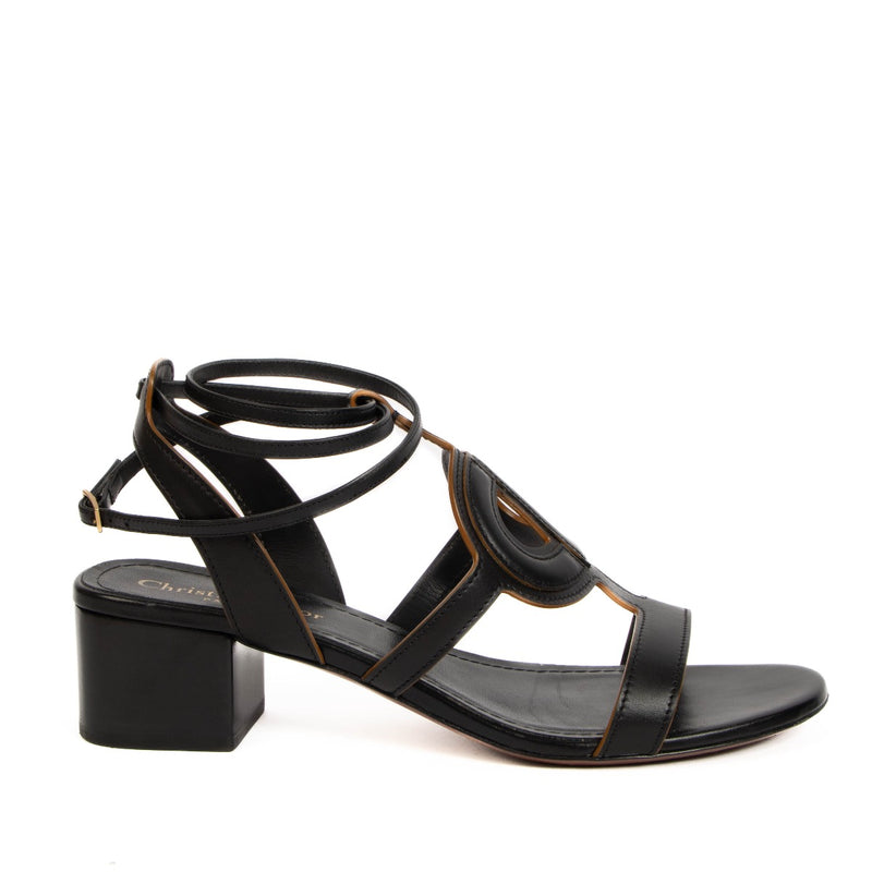 Christian Dior Sandals, Christian Dior D-Club, Christian Dior Black D-Club Sandals, Christian Dior Sandals, Christian Dior, Labellov, Preloved, D-club, Fashion, Designer, Christian Dior Paris, Antwerp, Knokke, Brussels,