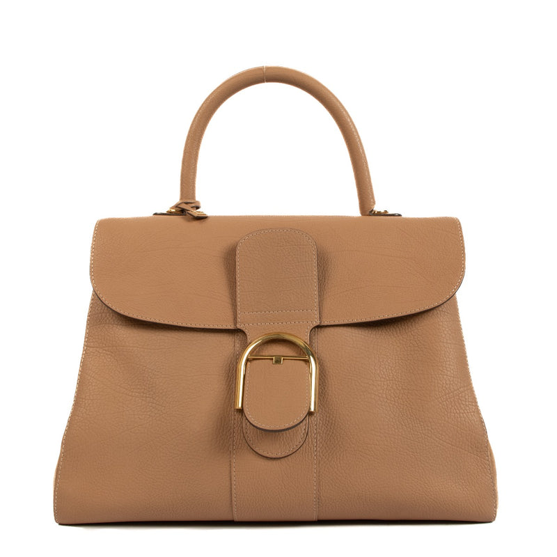 Pre-owned Delvaux Brillant GM Fly Vison Crispy Calf