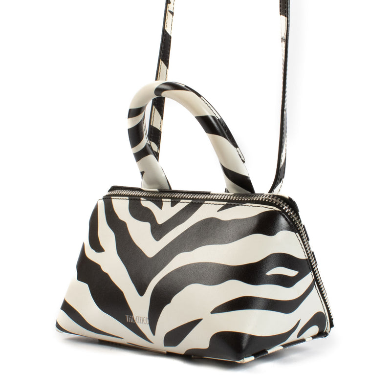 The Attico Black/White Friday Mini Bag