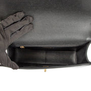 Shop safe online at Labellov in Antwerp, Brussels and Knokke this 100% authentic second hand Chanel Black Caviar Leather Large Boy Bag