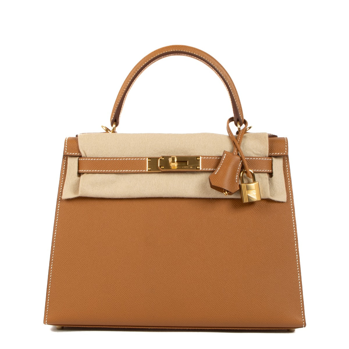 Brand new Hermès 2023 Kelly 28 Gold Epsom