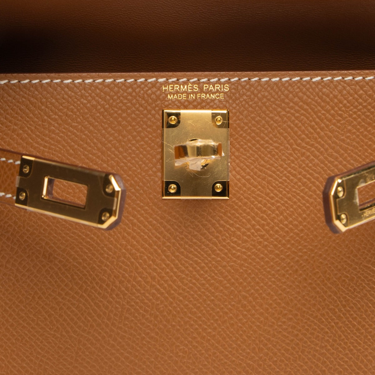 Hermès Mini Kelly II Logo Stamp Detailing