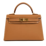 Hermès 2023 Kelly Mini II Gold Epsom